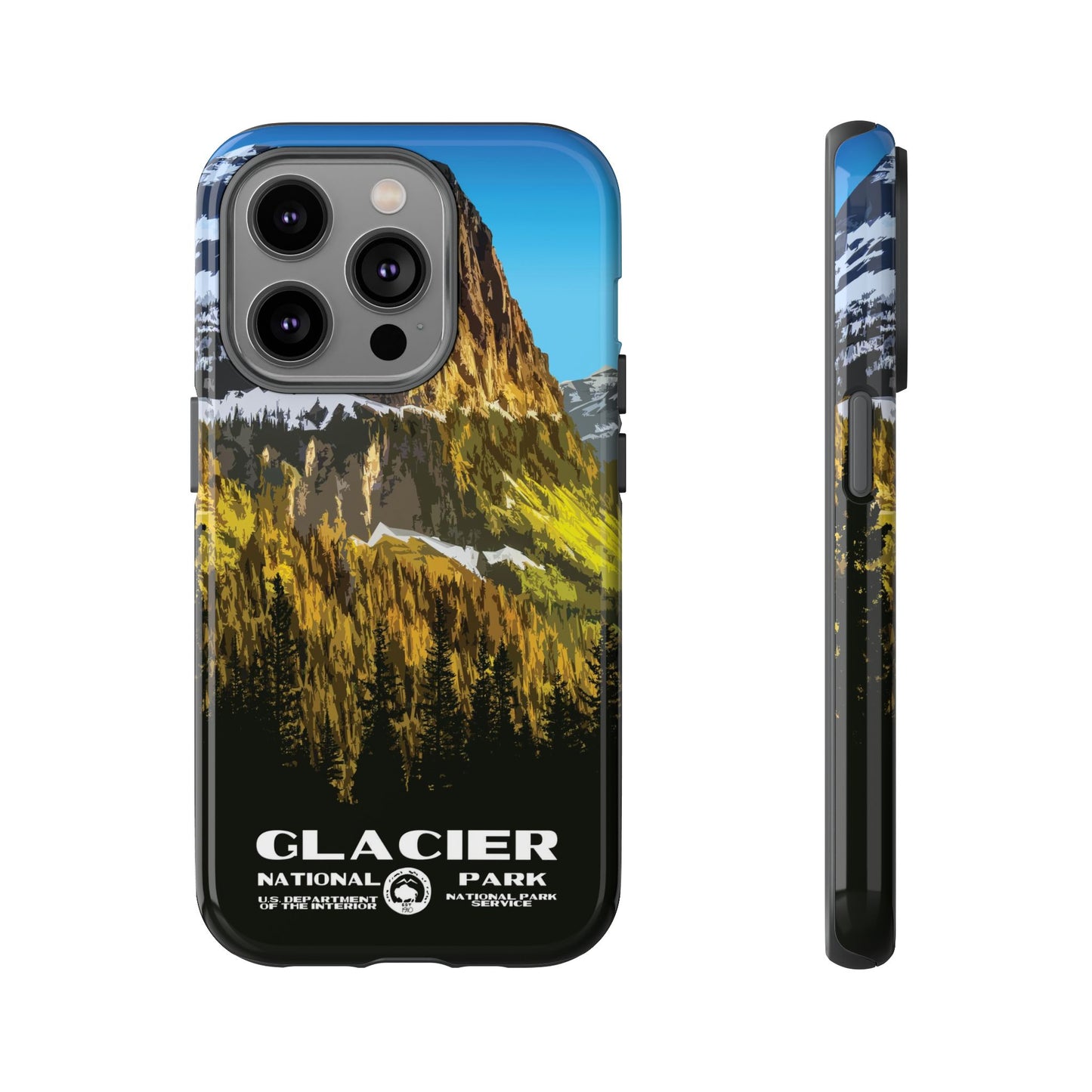 Glacier National Park Phone Case - WPA Style