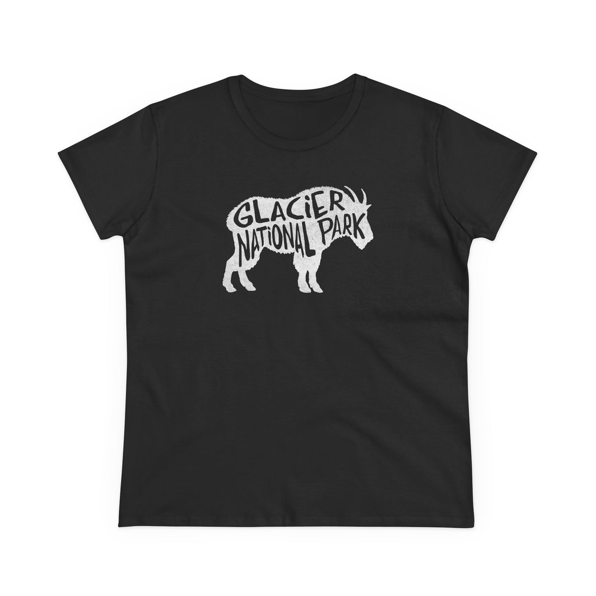 Glacier National Park Women's T-Shirt - Mountain Goat