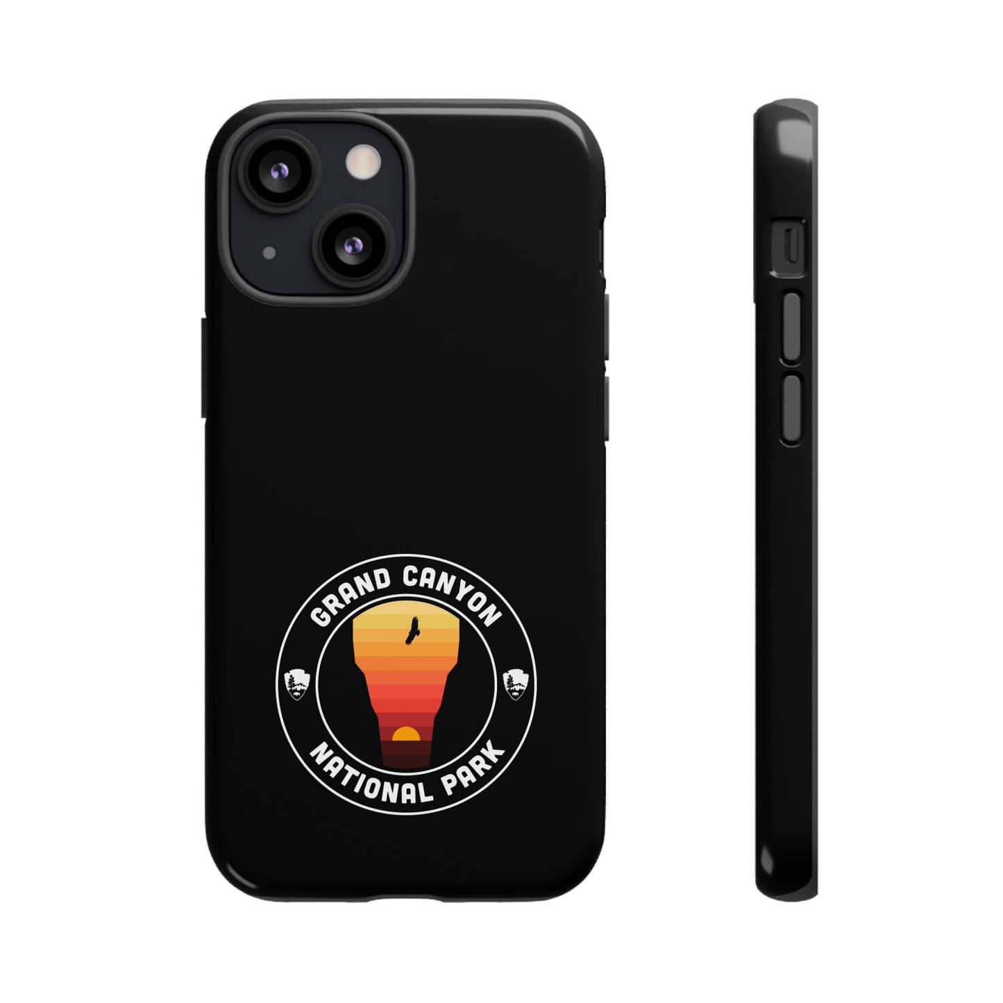 Grand Canyon National Park Phone Case - Round Emblem Design