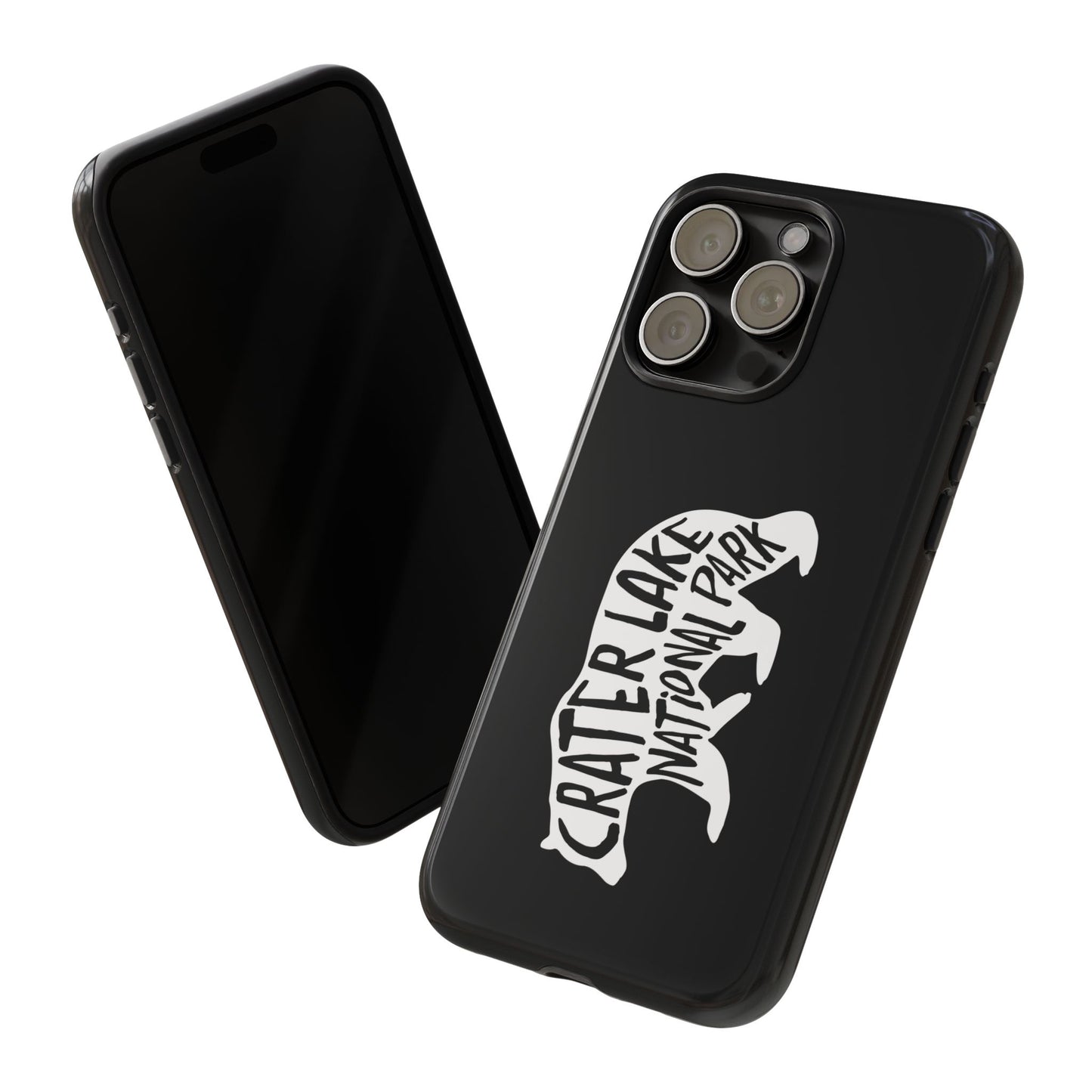 Crater Lake National Park Phone Case - Black Bear Design