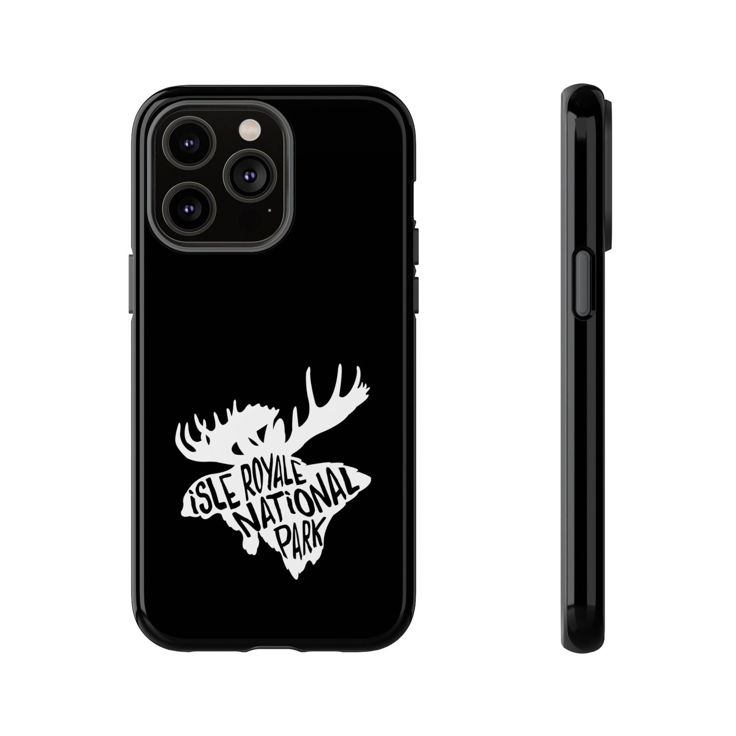 Isle Royale National Park Phone Case - Moose Design