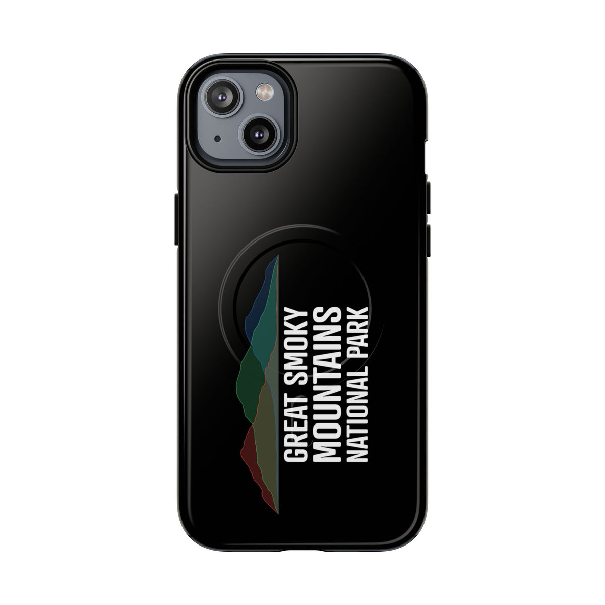 Great Smoky Mountains National Park iPhone Case with MagSafe - Histogram Design