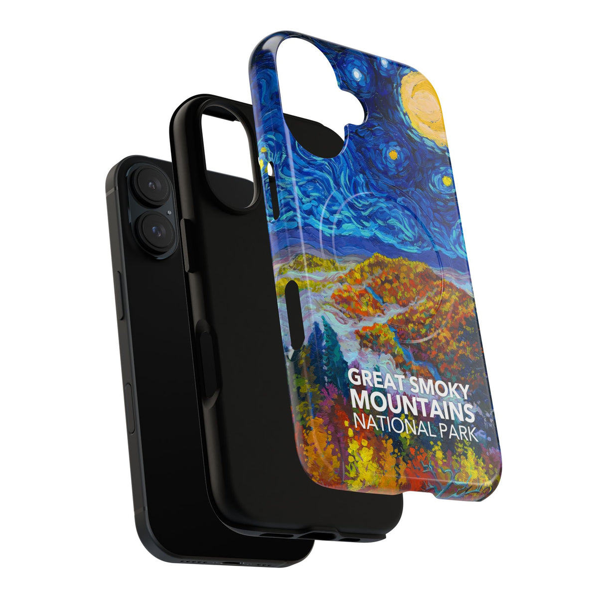 Great Smoky Mountains National Park iPhone Case with MagSafe - Starry Night