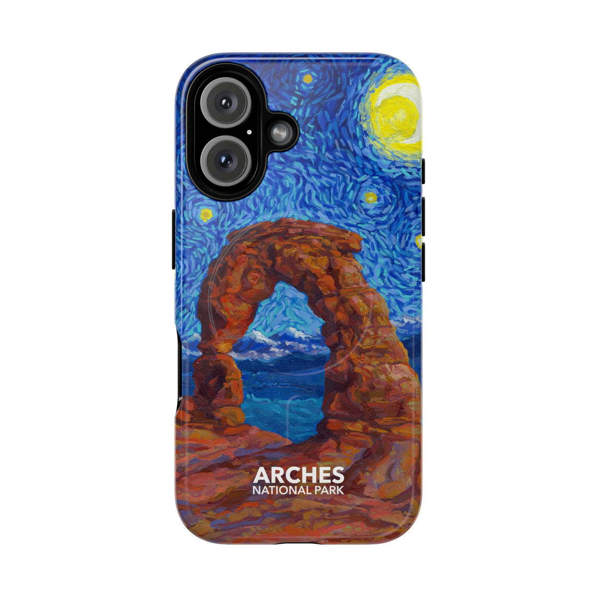 Arches National Park iPhone Case with MagSafe - Starry Night