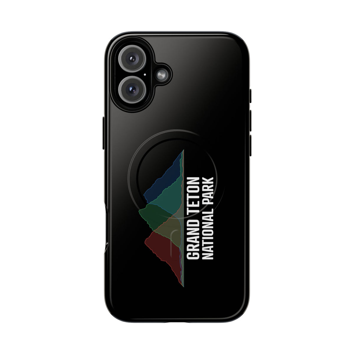 Grand Teton National Park iPhone Case with MagSafe - Histogram Design