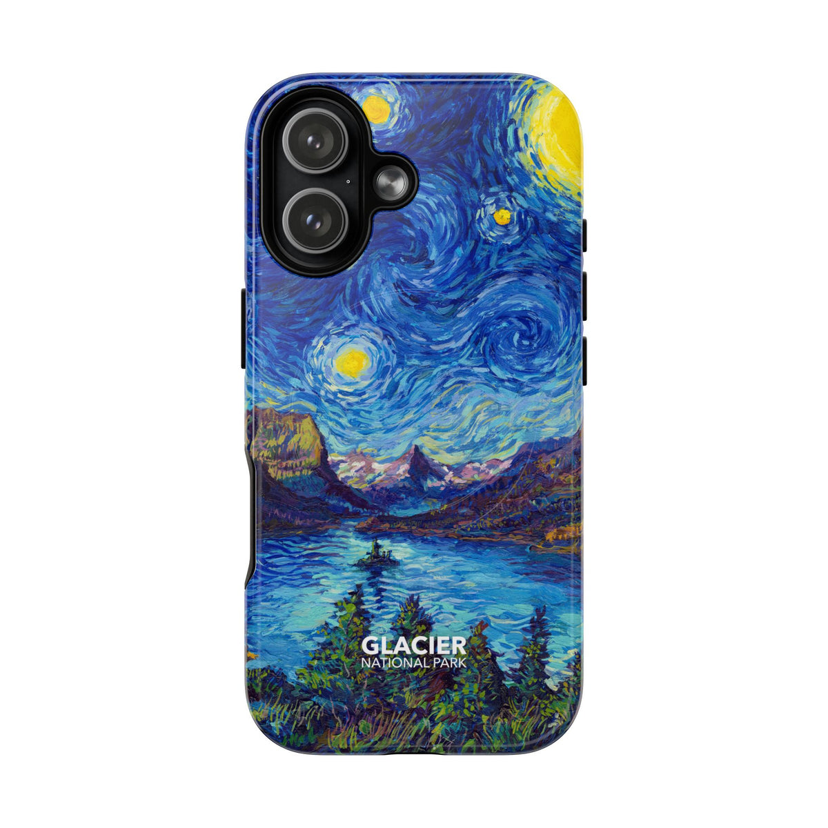 Glacier National Park iPhone Case with MagSafe - Starry Night
