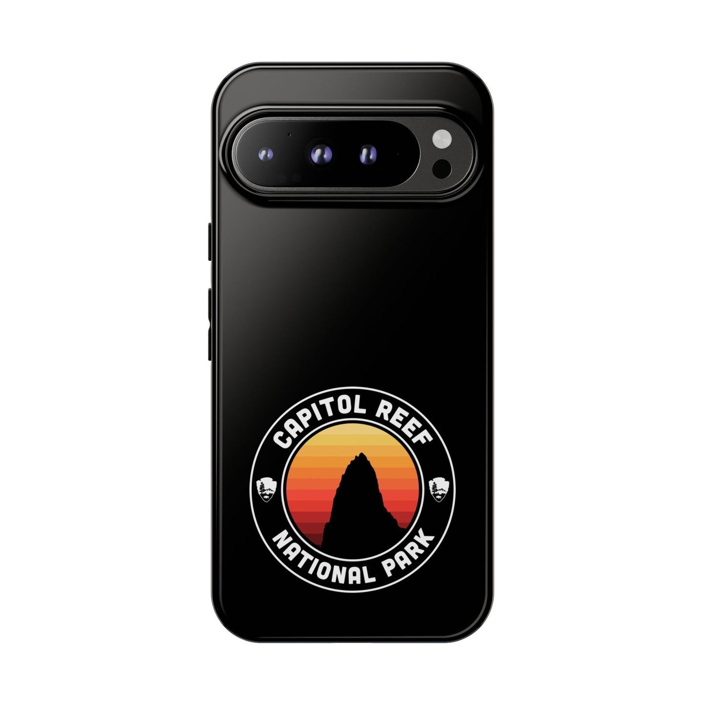 Capitol Reef National Park Phone Case - Round Emblem Design