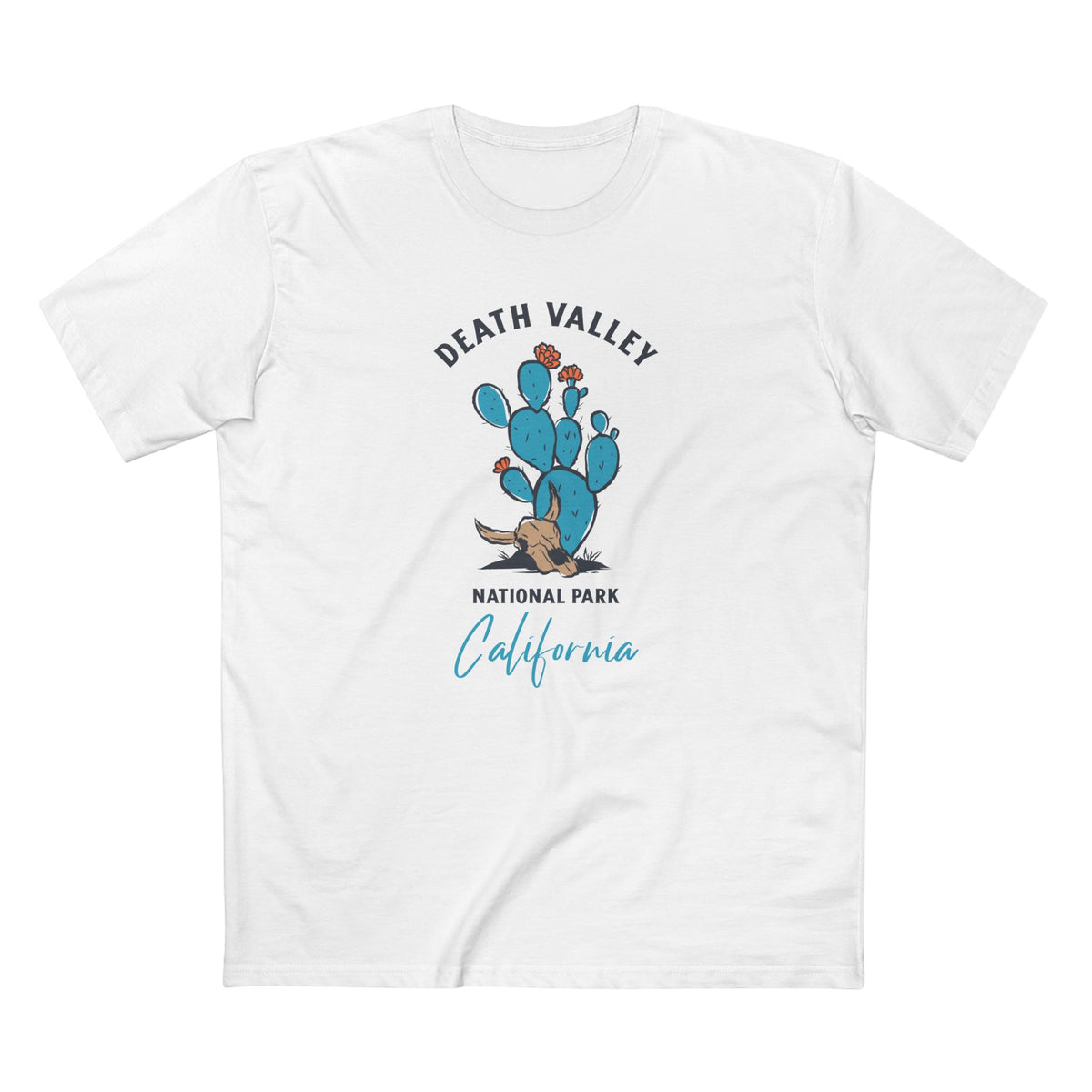 Death Valley National Park T-Shirt - Prickly Pear in White