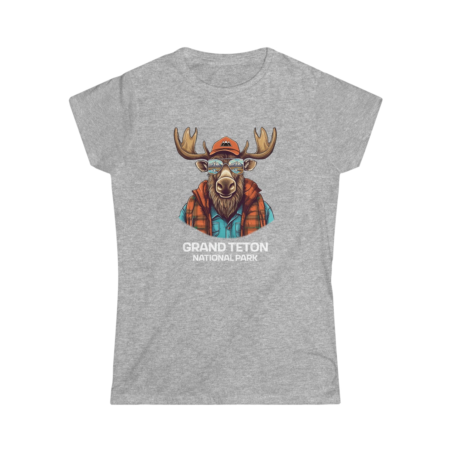 Grand Teton Denali National Park Women's T-Shirt - Cool Moose