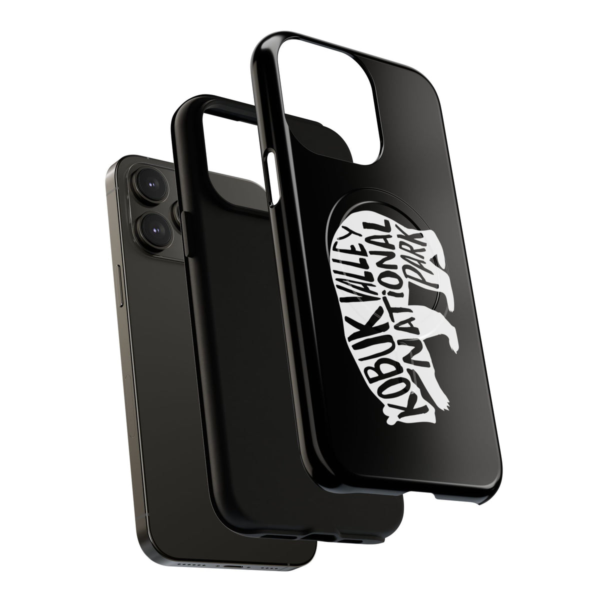 Kobuk Valley National Park iPhone Case with MagSafe - Grizzly Bear Design