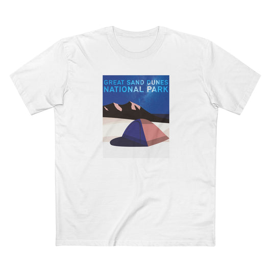 Great Sand Dunes National Park T-Shirt - Poster in White