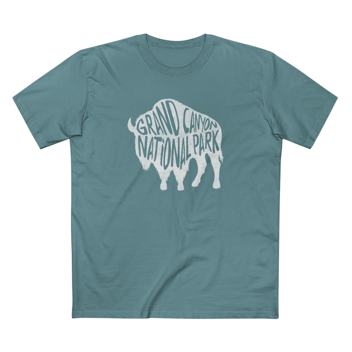Grand Canyon National Park T-Shirt - Bison in Slate Blue