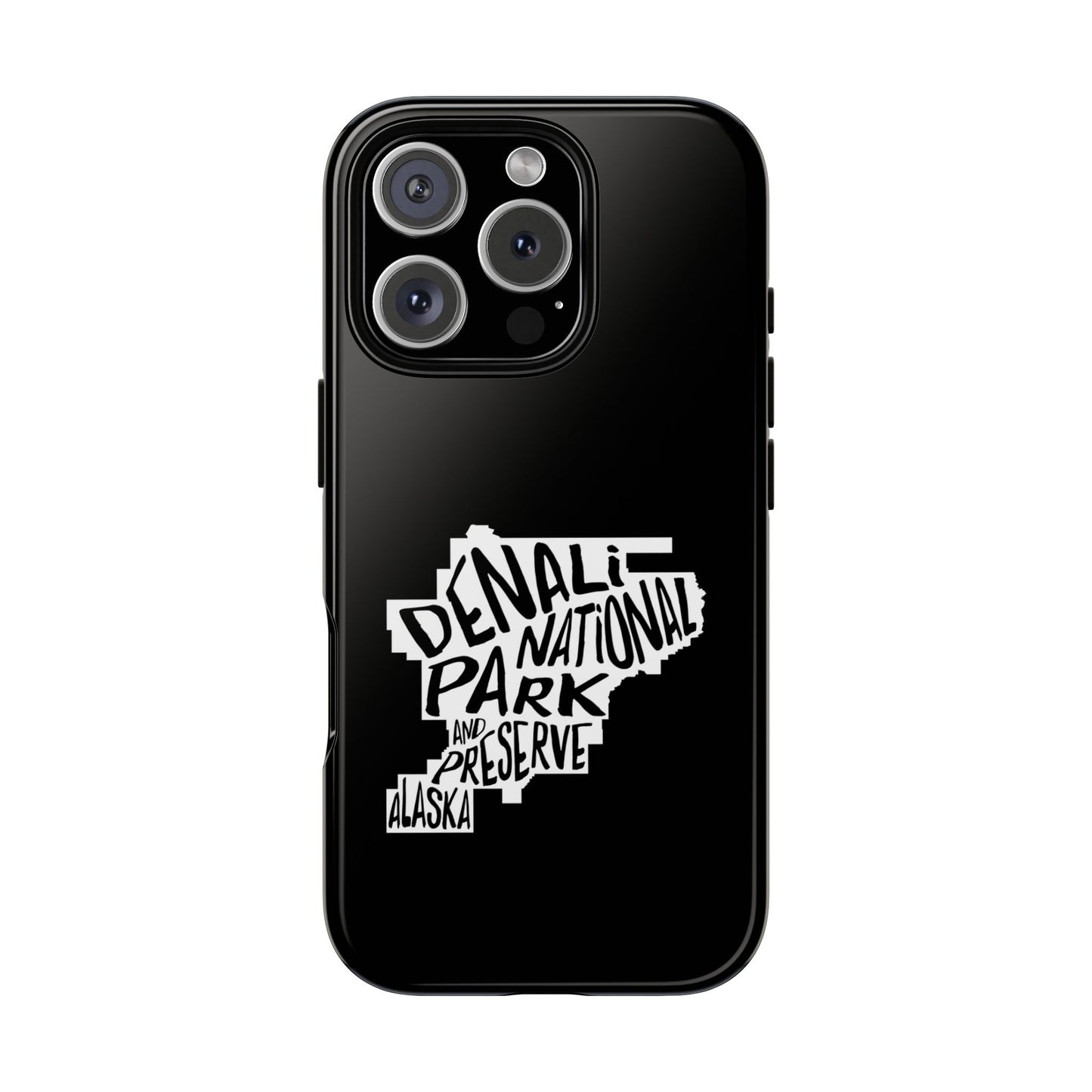 Denali National Park Phone Case - Map Design