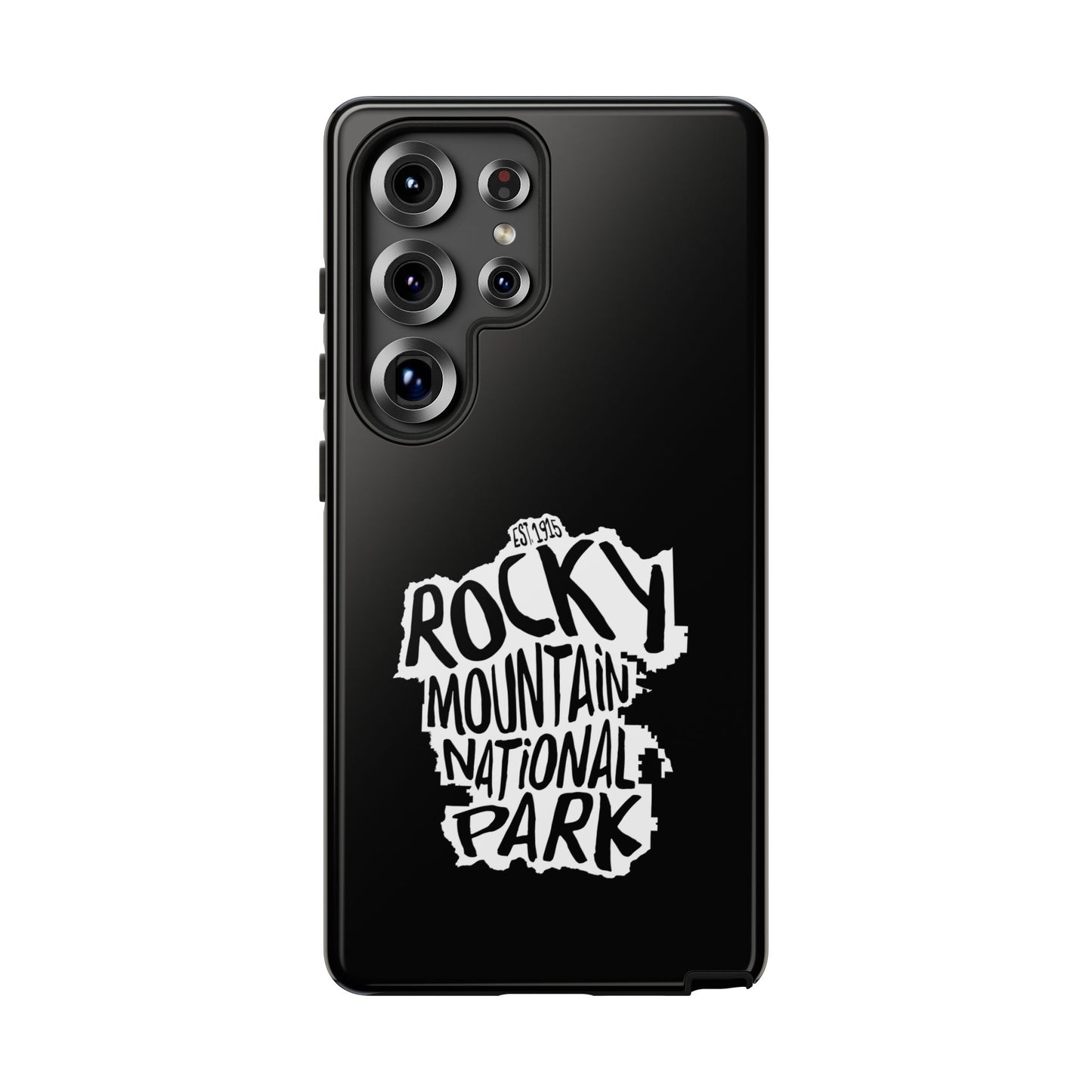 Rocky Mountain National Park Phone Case - Map Design