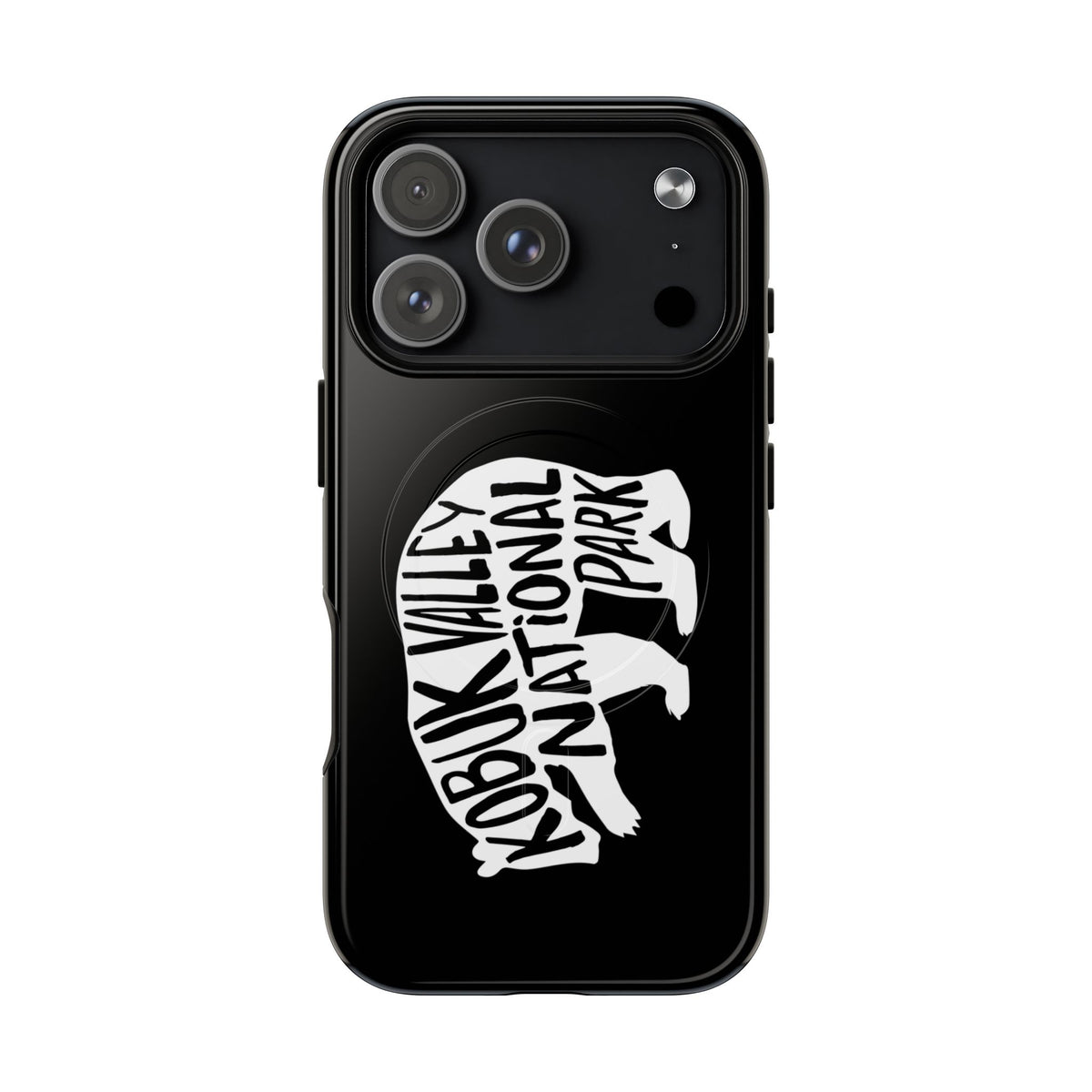 Kobuk Valley National Park iPhone Case with MagSafe - Grizzly Bear Design