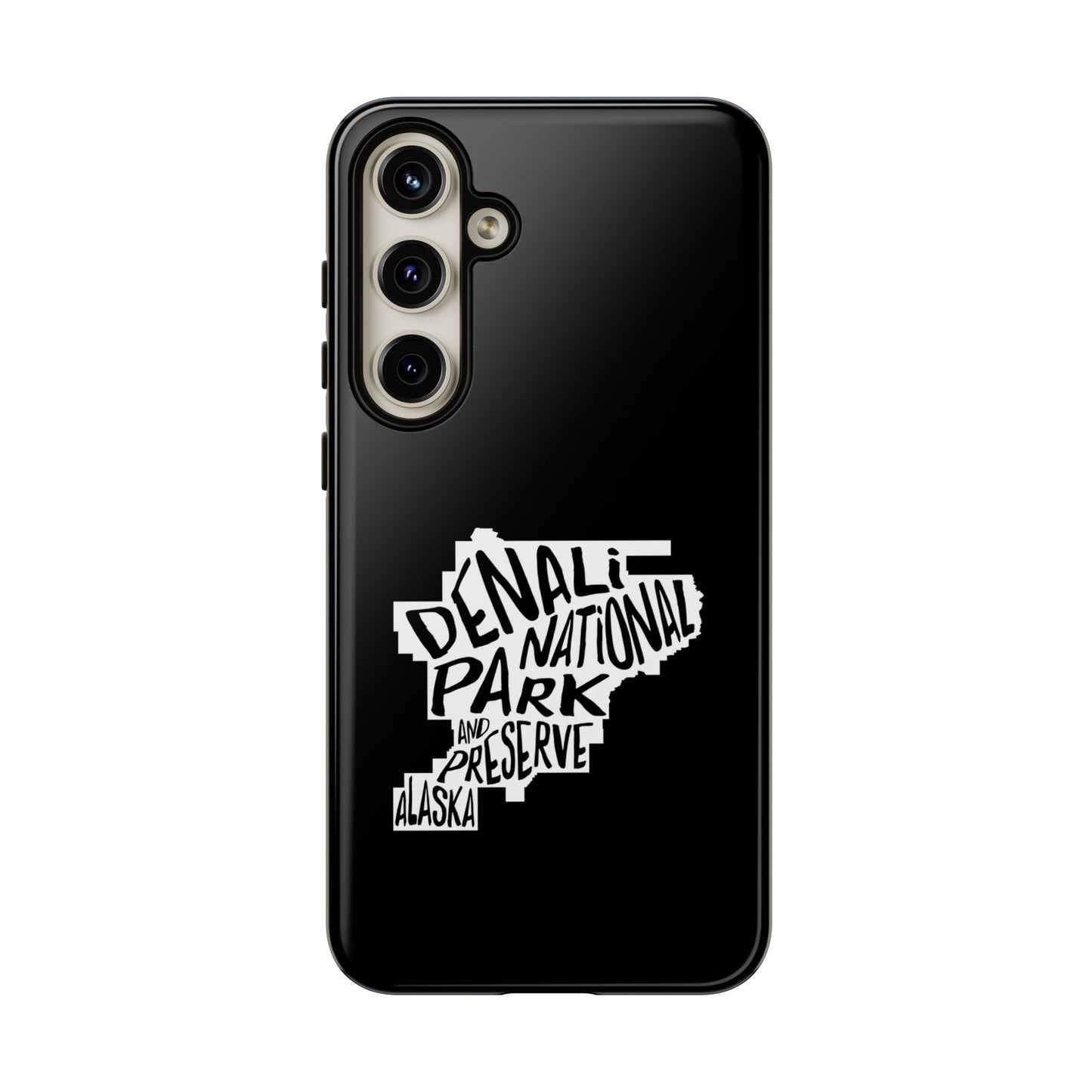 Denali National Park Phone Case - Map Design