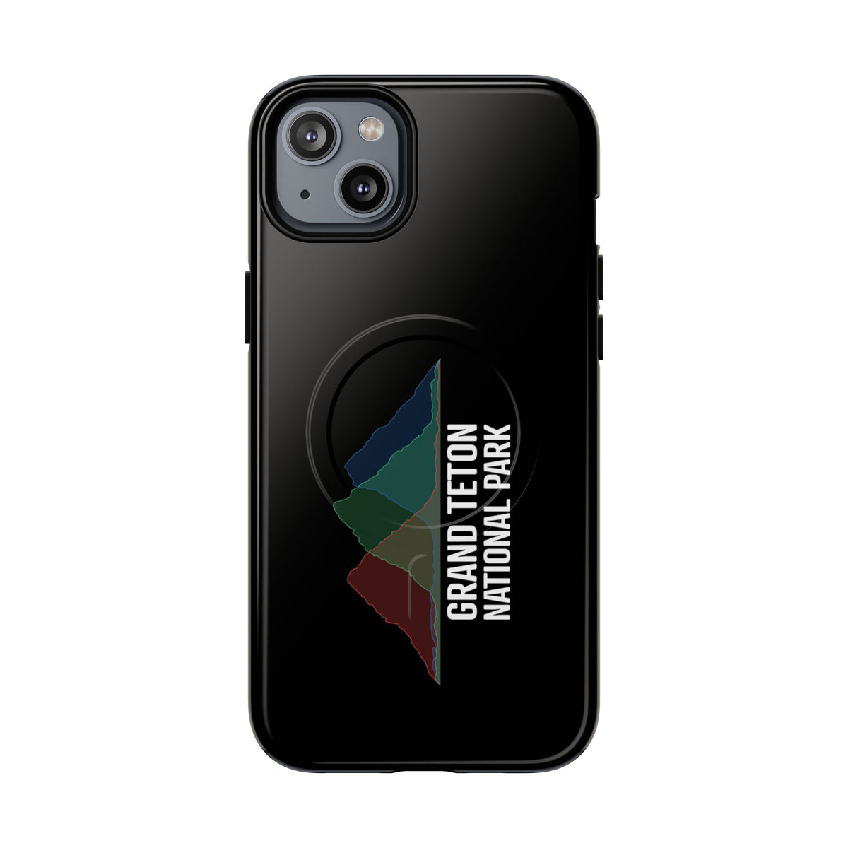 Grand Teton National Park iPhone Case with MagSafe - Histogram Design