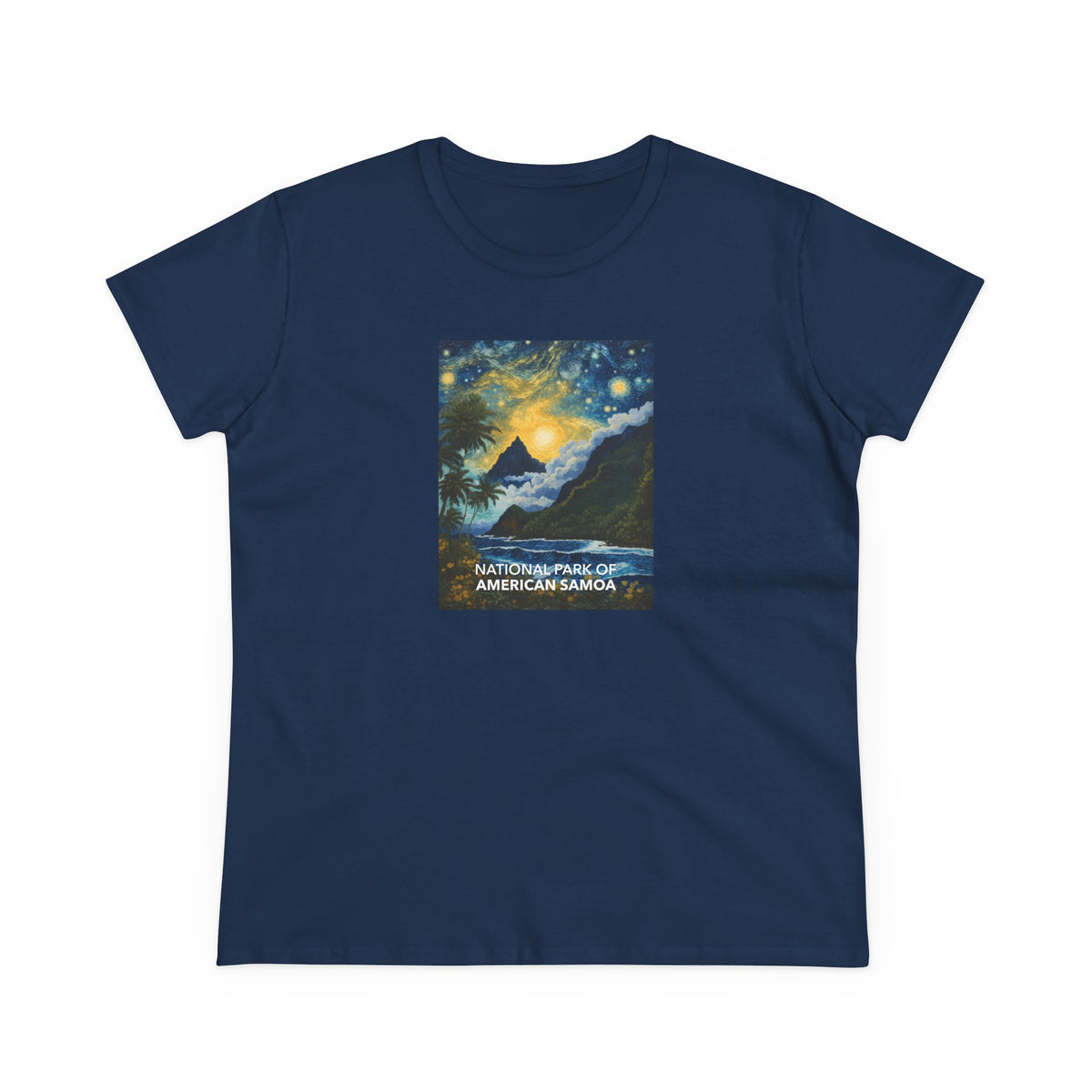 National Park of American Samoa Women's T-Shirt - Starry Night