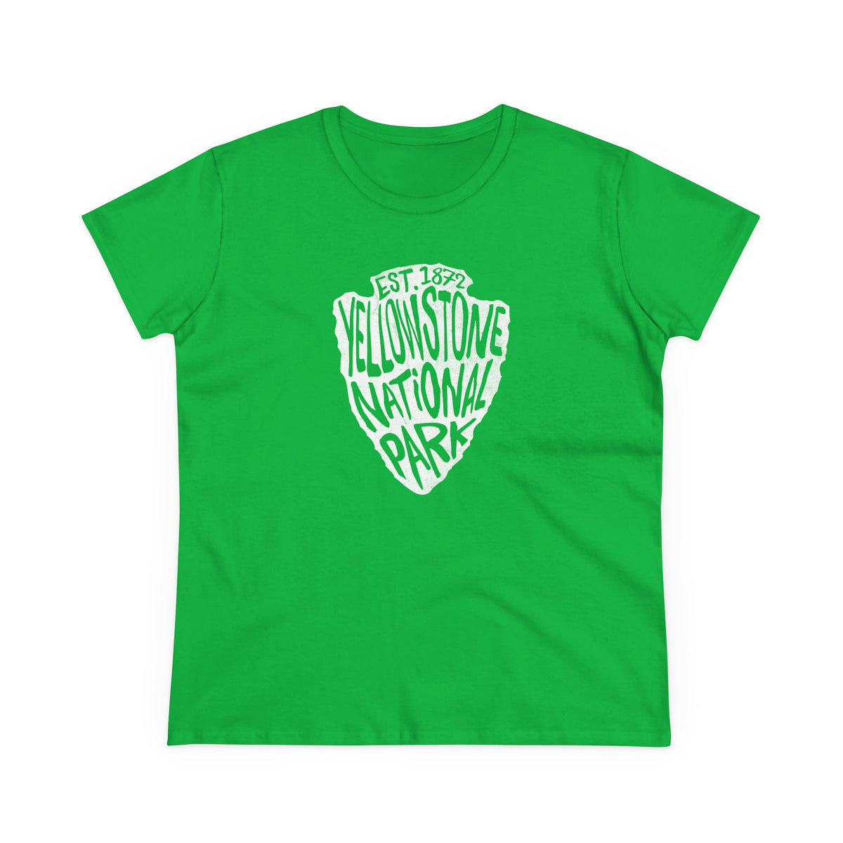 Yellowstone National Park Women's T-Shirt - Arrowhead Design