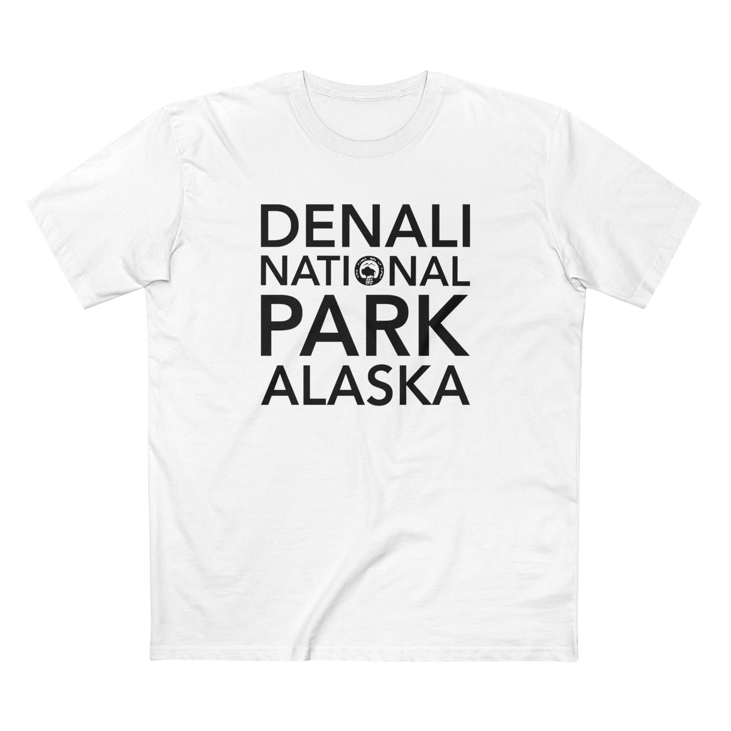 Denali National Park T-Shirt Block Text
