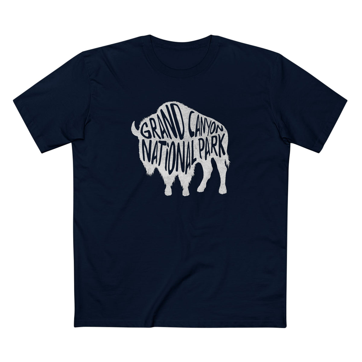 Grand Canyon National Park T-Shirt - Bison in Navy