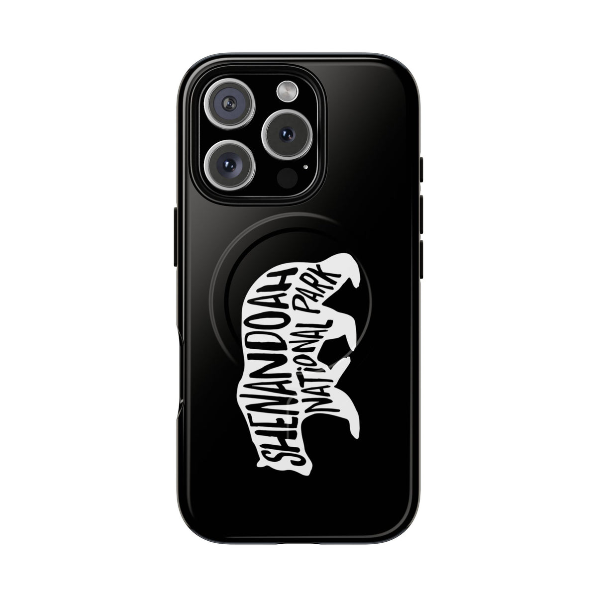 Shenandoah National Park iPhone Case with MagSafe - Black Bear Design