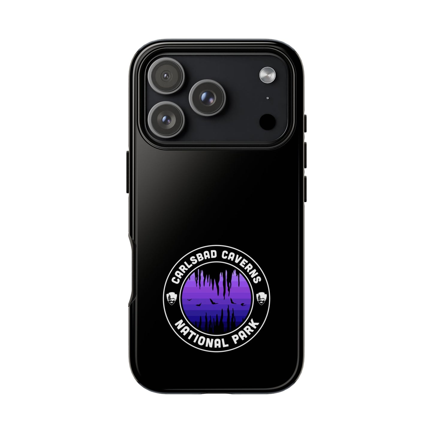 Carlsbad Caverns National Park Phone Case - Round Emblem Design