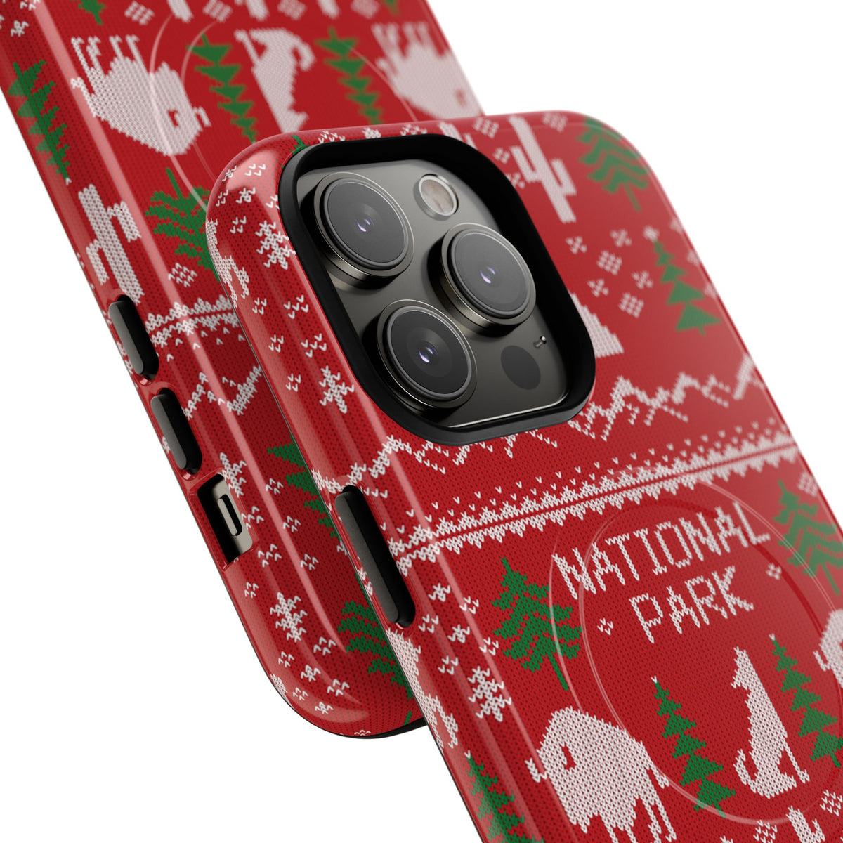 National Park iPhone Case with MagSafe - Fair Isle Pattern