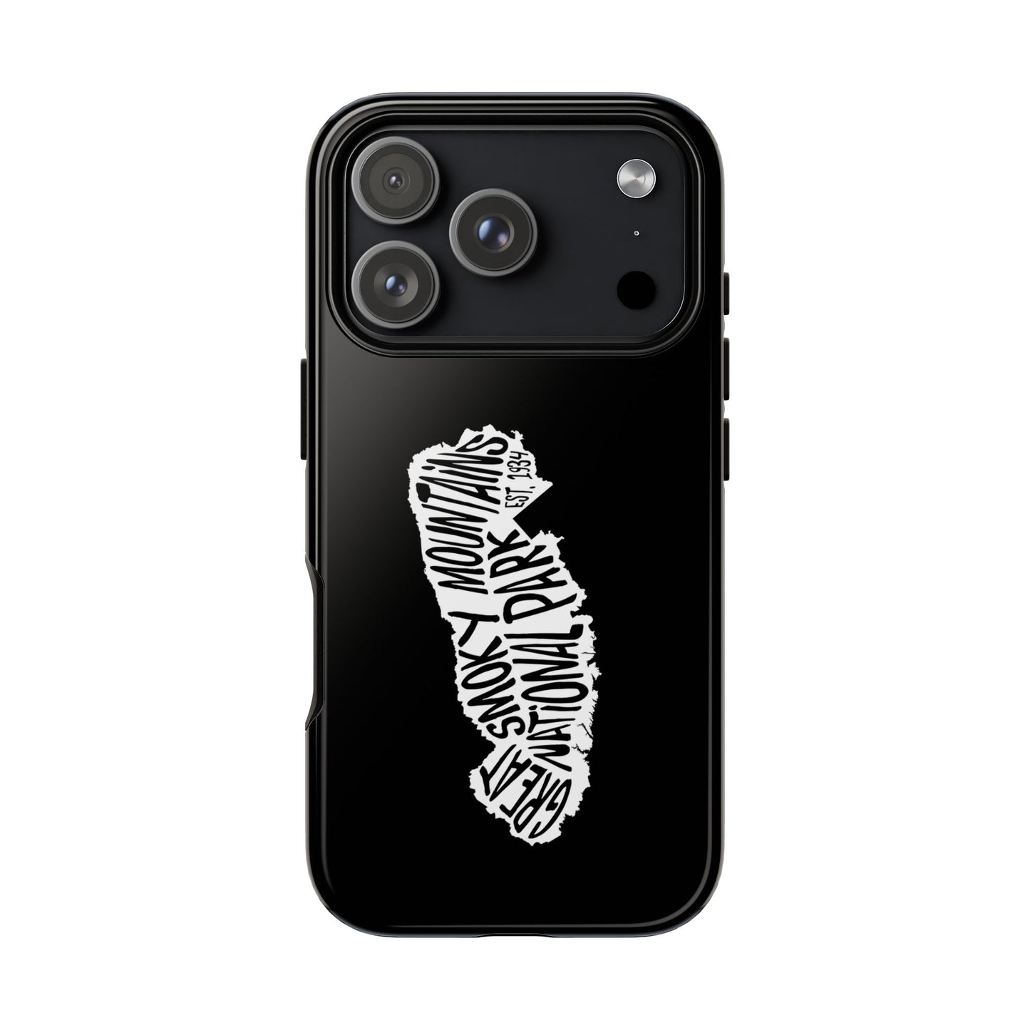 Great Smoky Mountains National Park Phone Case - Map Design