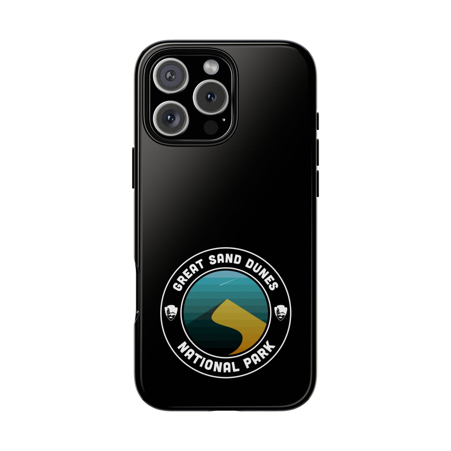 Great Sand Dunes National Park Phone Case - Round Emblem Design