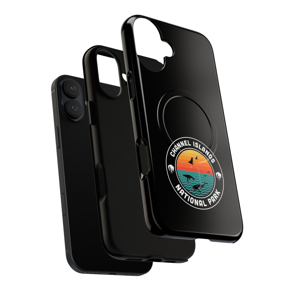 Channel Islands National Park iPhone Case with MagSafe - Round Emblem Design