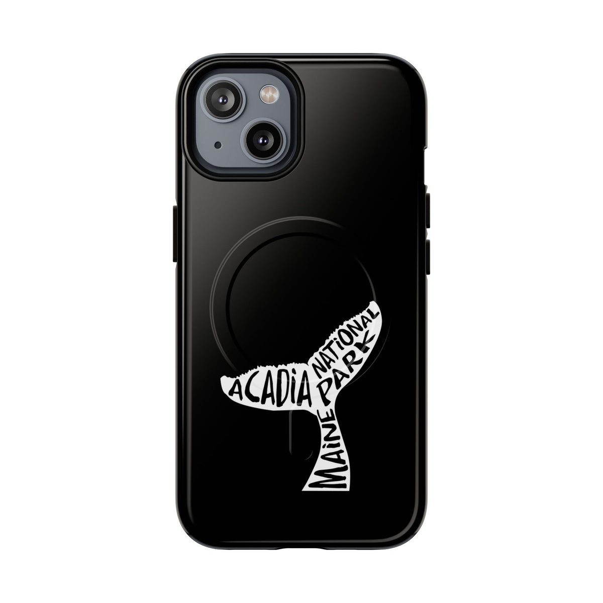 Acadia National Park iPhone Case with MagSafe - Humpback Whale Tail Design