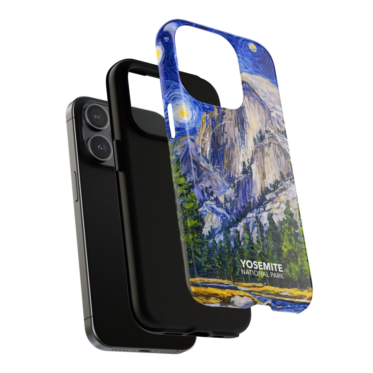 Yosemite National Park iPhone Case with MagSafe - Starry Night
