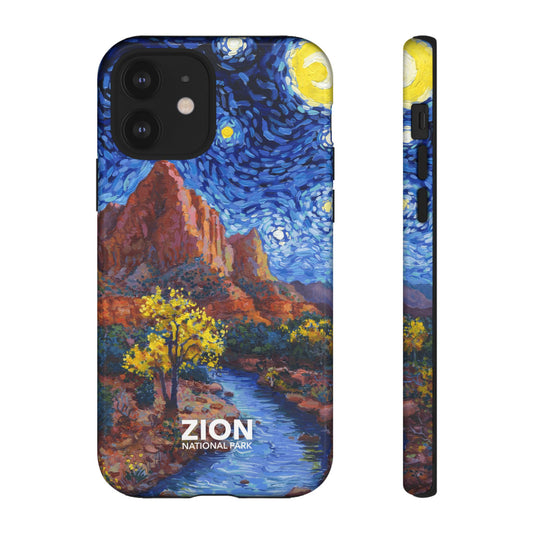 Zion National Park Phone Case - Starry Night