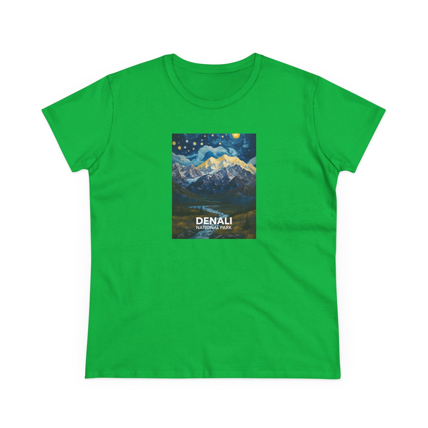 Denali National Park Women's T-Shirt - Starry Night