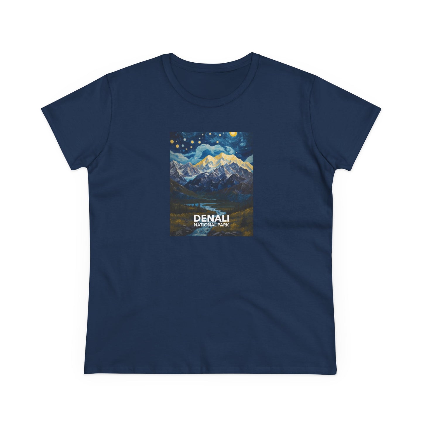 Denali National Park Women's T-Shirt - Starry Night