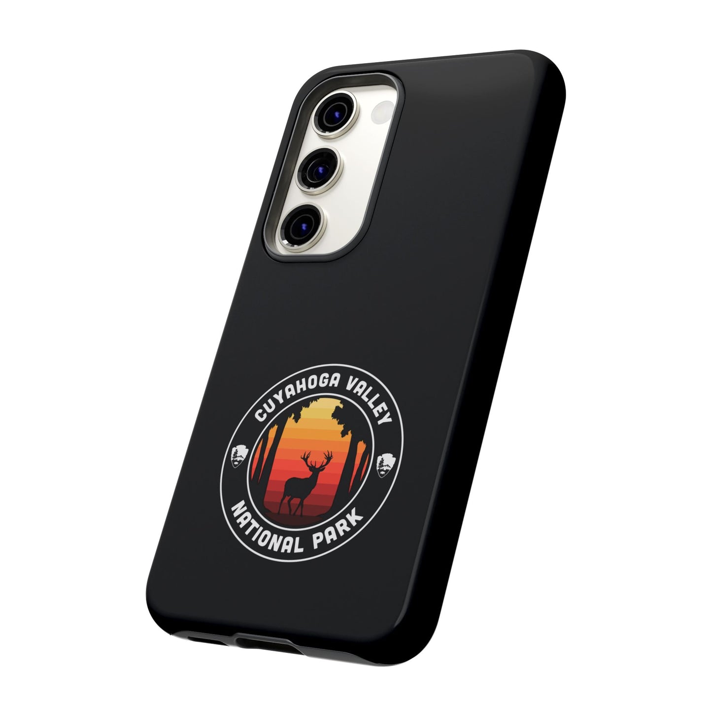 Cuyahoga Valley National Park Phone Case - Round Emblem Design