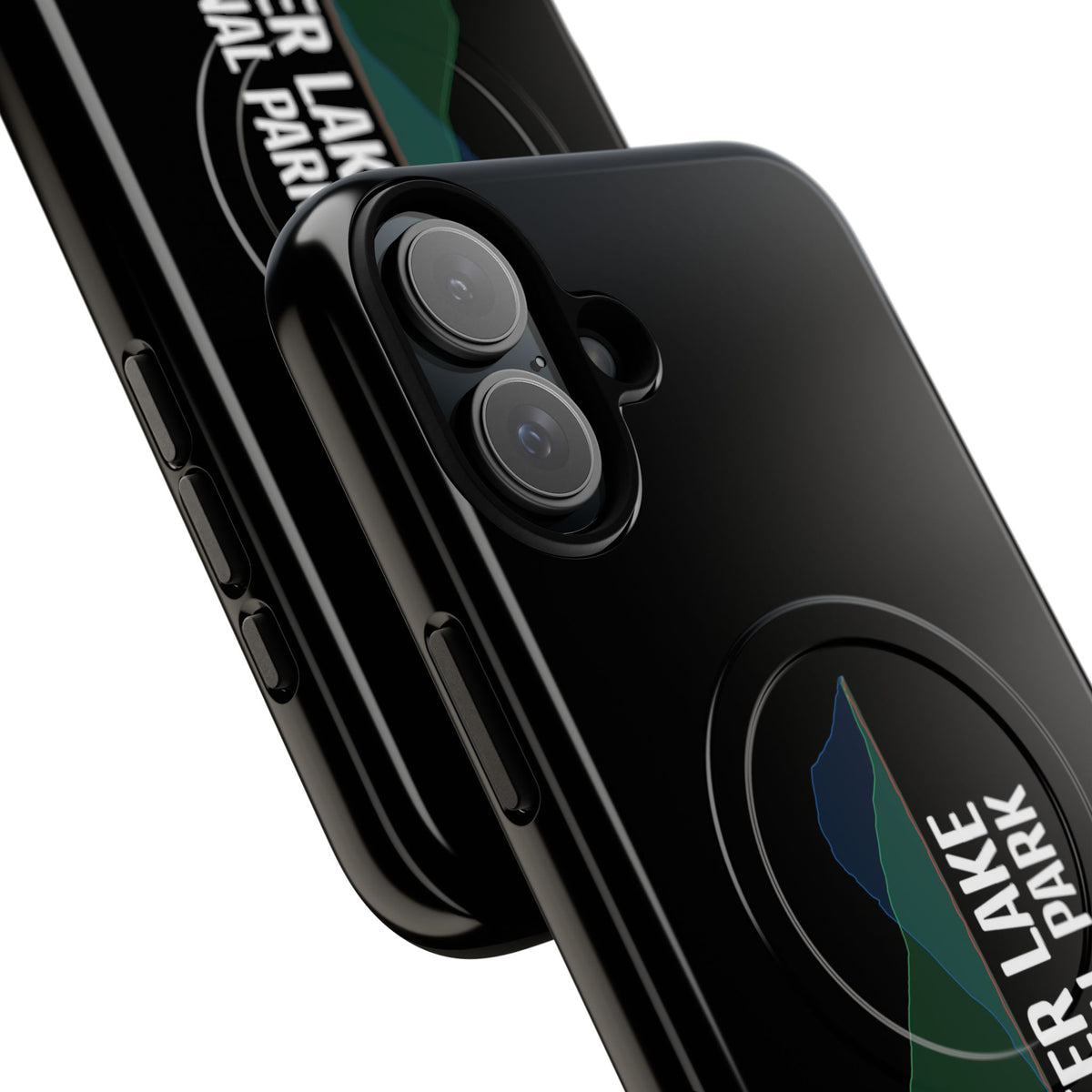 Crater Lake National Park iPhone Case with MagSafe - Histogram Design
