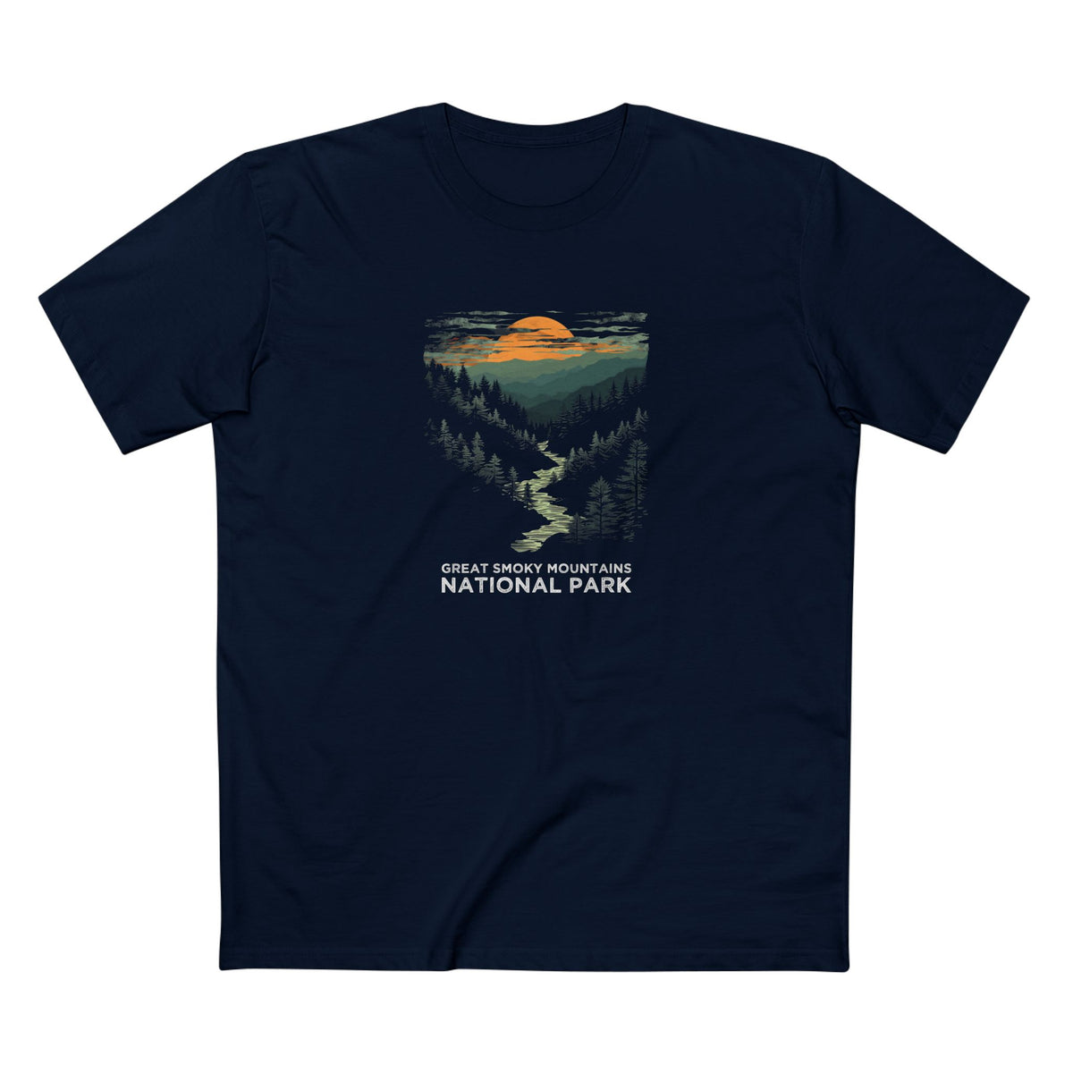 Great Smoky Mountains National Park T-Shirt - in Navy