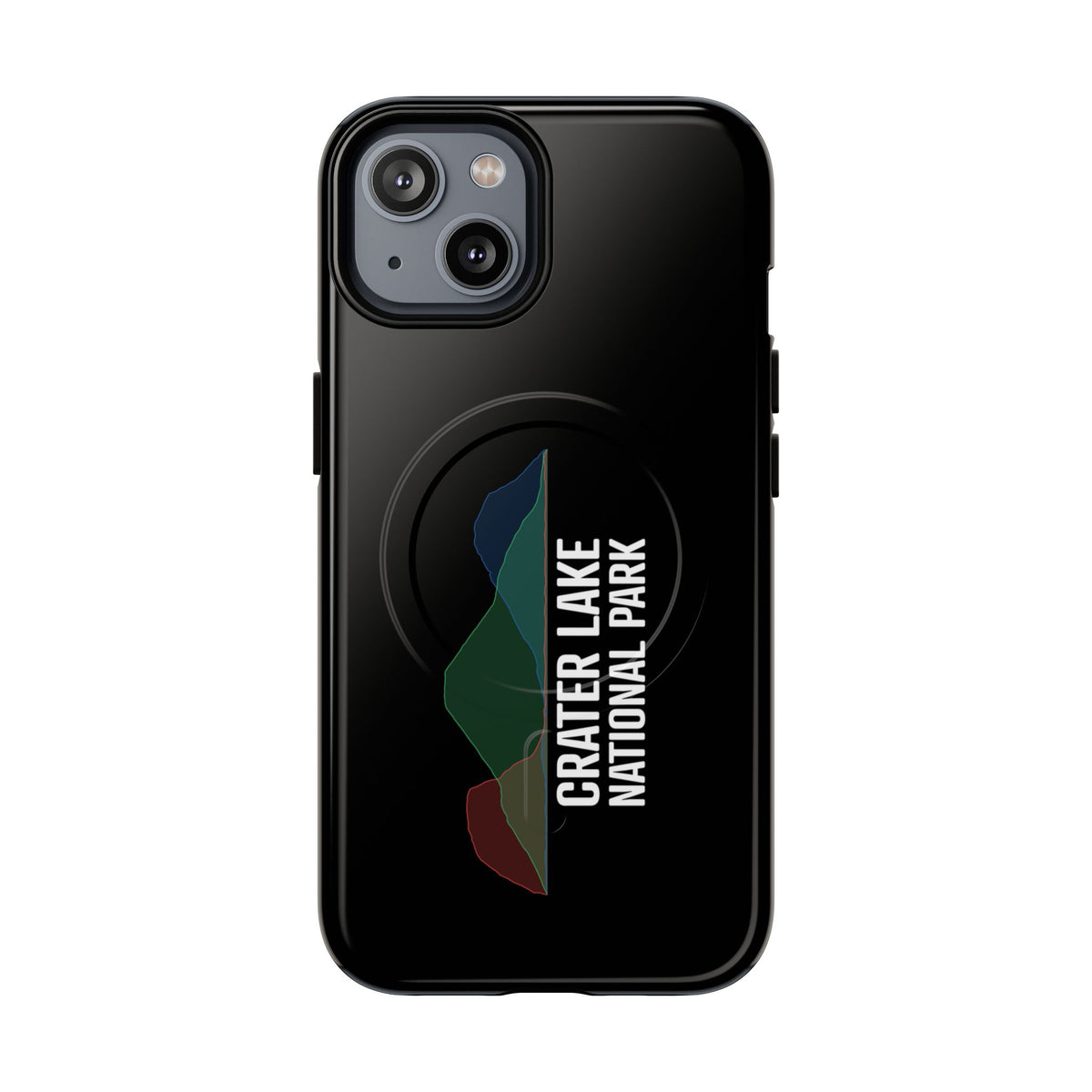 Crater Lake National Park iPhone Case with MagSafe - Histogram Design