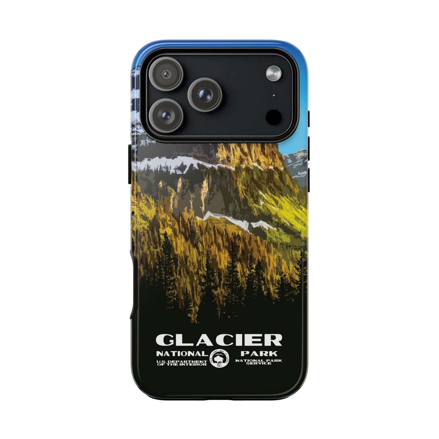 Glacier National Park Phone Case - WPA Style