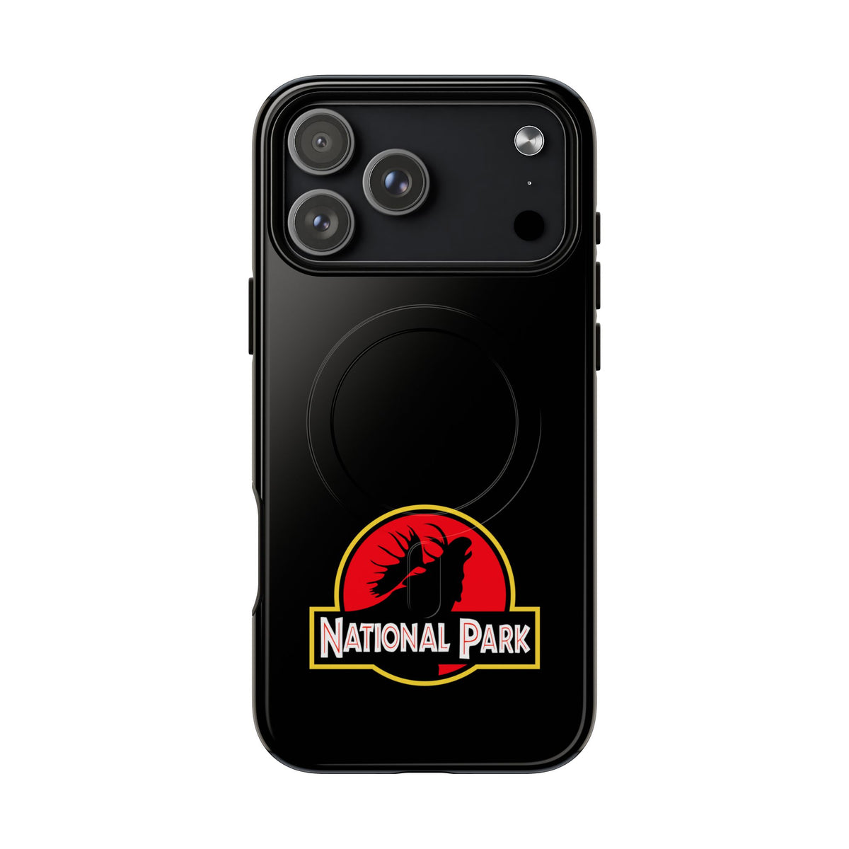 Moose National Park iPhone Case with MagSafe - Parody Logo
