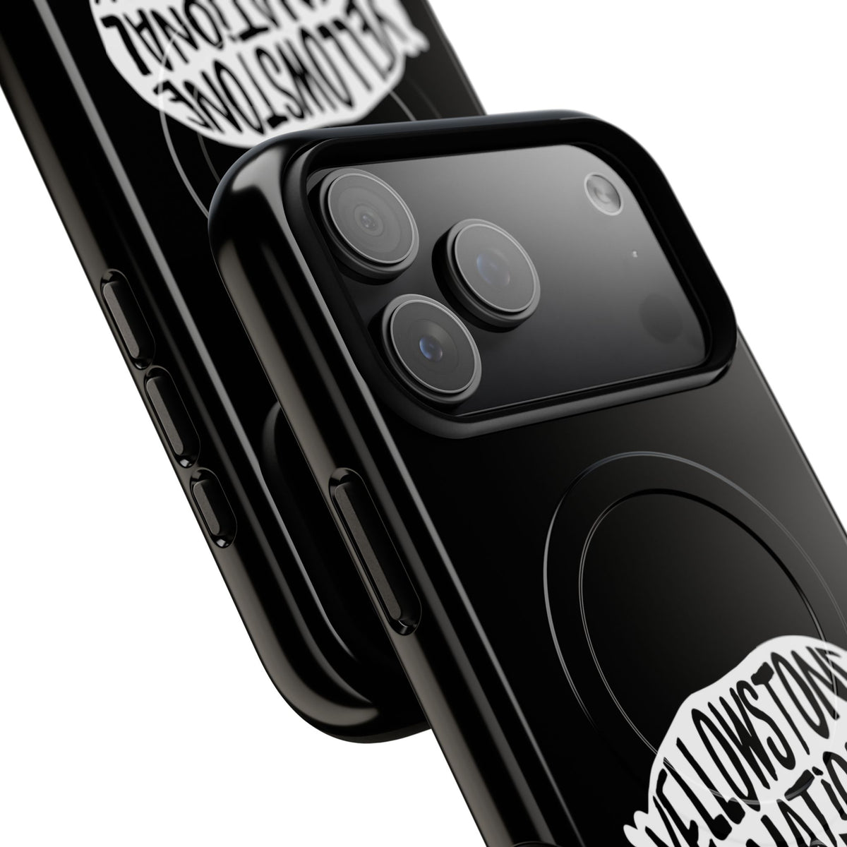 Yellowstone National Park iPhone Case with MagSafe - Grizzly Bear Design