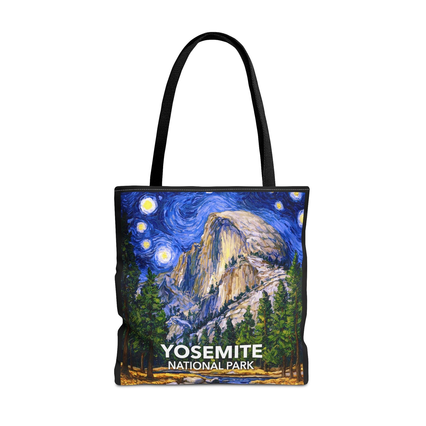 Yosemite National Park Tote Bag - The Starry Night Large