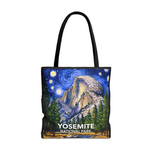 Yosemite National Park Tote Bag - The Starry Night Large