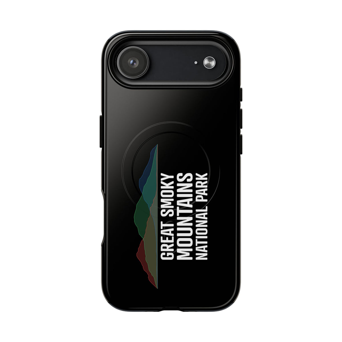 Great Smoky Mountains National Park iPhone Case with MagSafe - Histogram Design