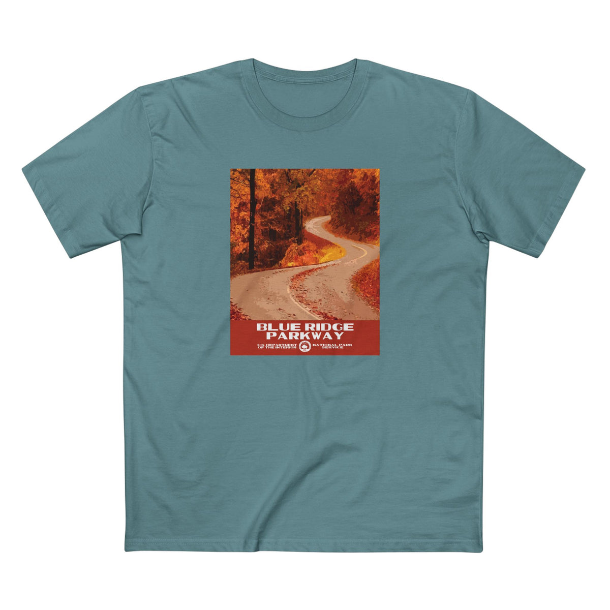 Blue Ridge Parkway T-Shirt in Slate Blue