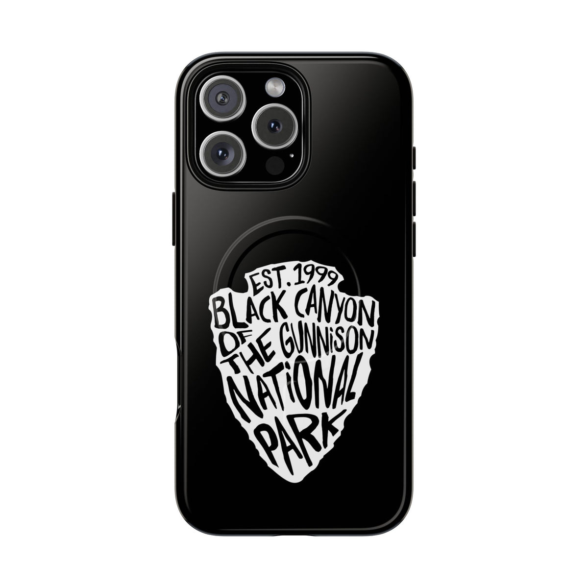 Black Canyon of the Gunnison National Park iPhone Case with MagSafe - Arrowhead Design