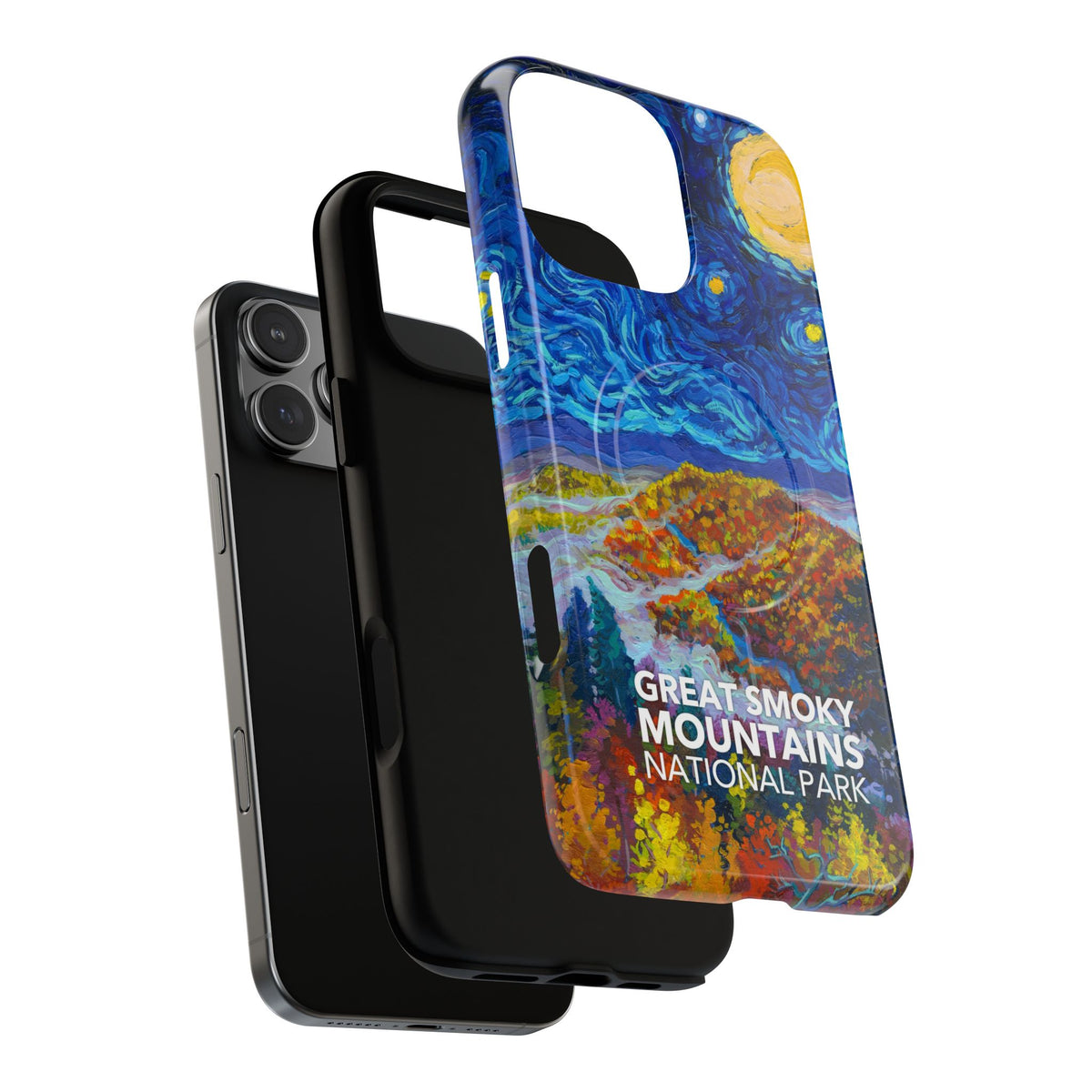 Great Smoky Mountains National Park iPhone Case with MagSafe - Starry Night