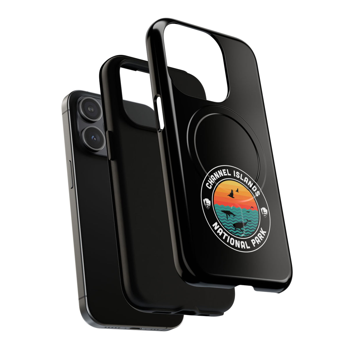 Channel Islands National Park iPhone Case with MagSafe - Round Emblem Design